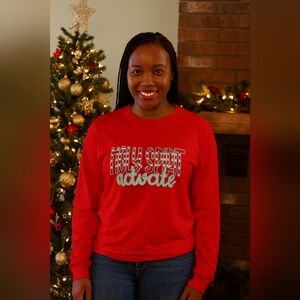 “Holy Spirit Activate” long sleeve Christmas shirt